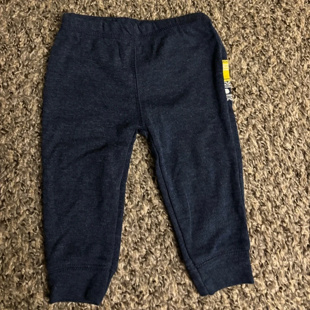 Carter's 6 Months Dark Blue Kids Construction Leggings